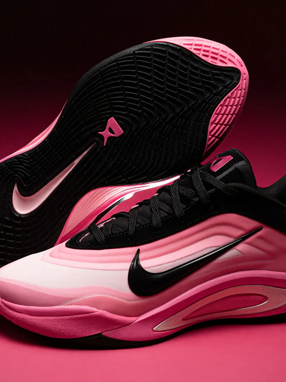 Nike A'One "Black Hyper Pink" sneakers