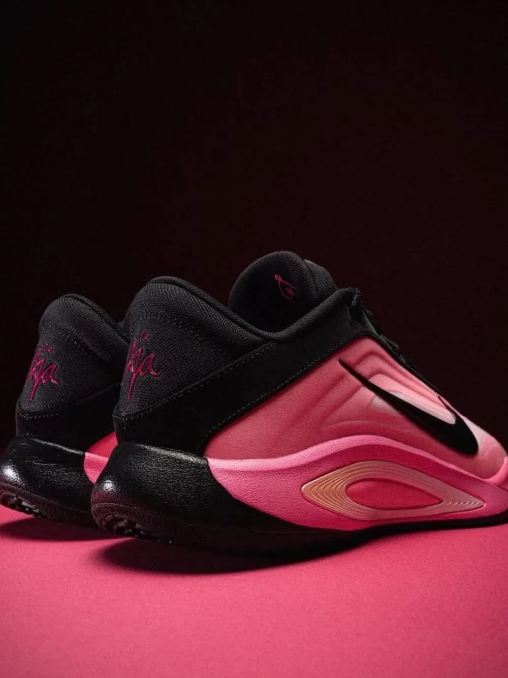 Nike A'One "Black Hyper Pink" sneakers