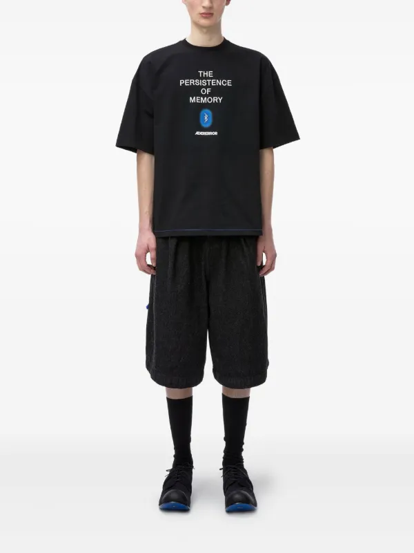 ADER ERROR / Tシャツ/--/コットン/BLK/BKKFWHT03BK// Ader Error コットン Tシャツ | ブラック | FARFETCH JP