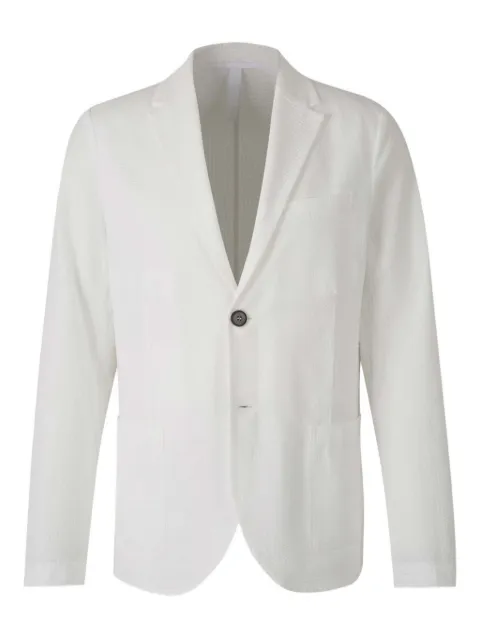 Harris Wharf London textured single-breasted blazer