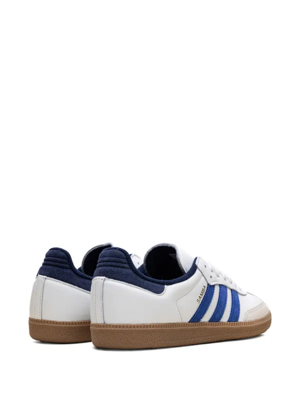 スニーカー [adidas] Adidas Samba OG Core White  Blue Adidas Samba OG 