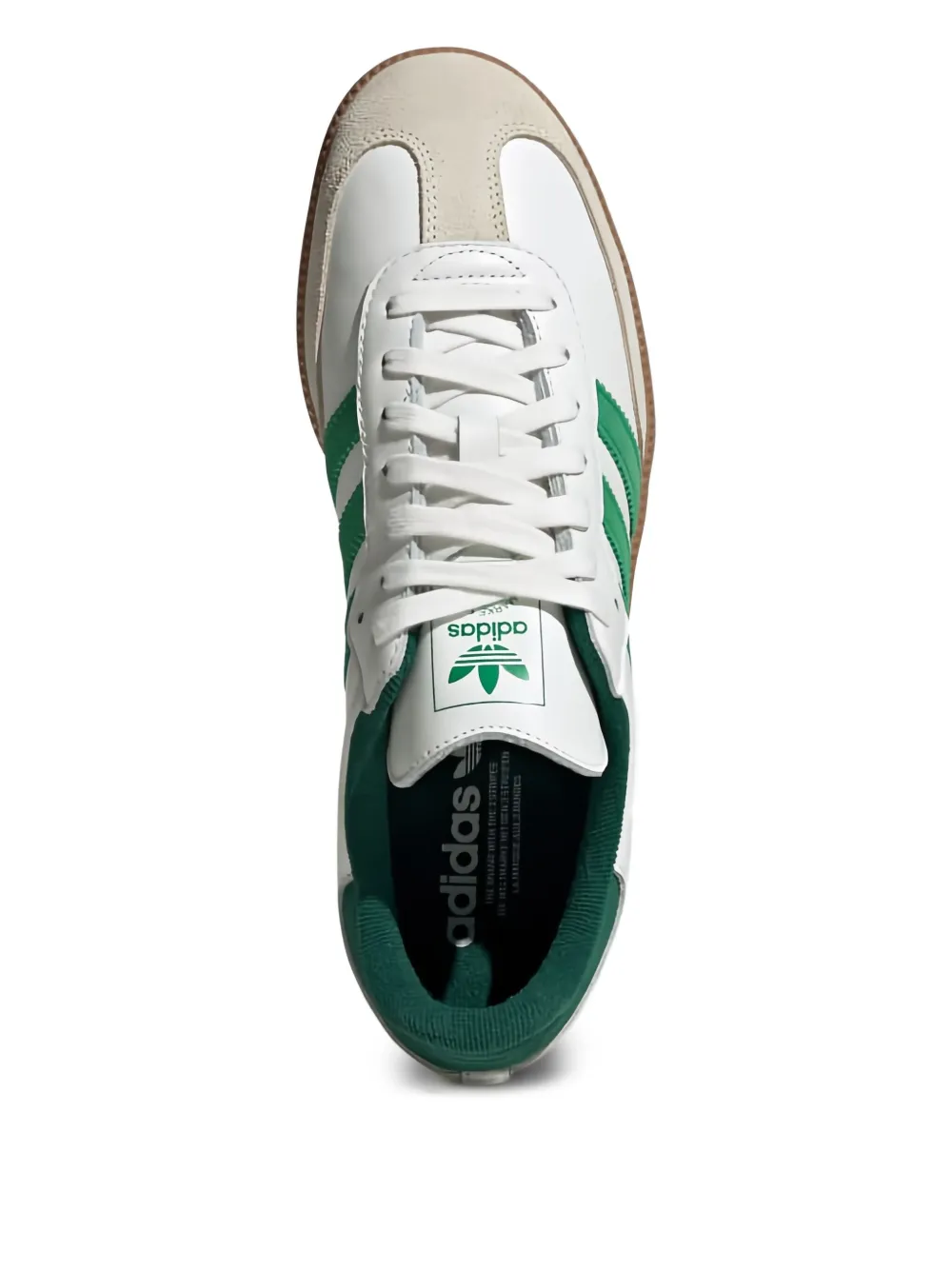 adidas Samba OG "Core White Green" sneakers