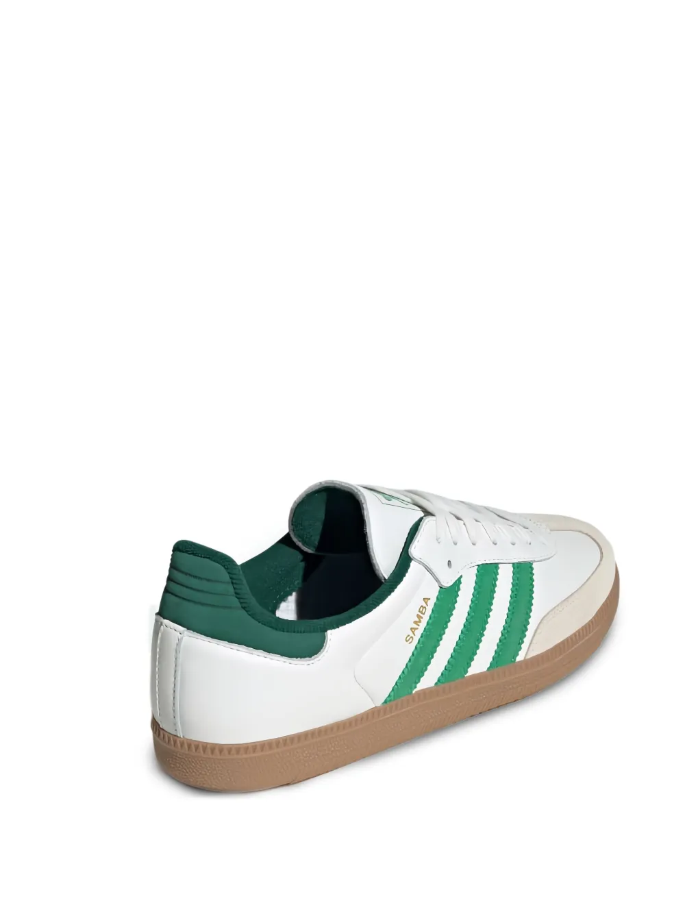 adidas Samba OG "Core White Green" sneakers
