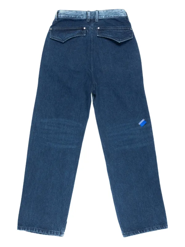 【ADER ERROR】ブルーデニム Ader Error パネル ジーンズ | ブルー | FARFETCH JP