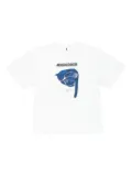Ader Error Cat-print T-shirt - White