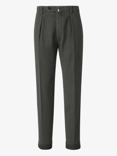 Berwich pleated tapered trousers