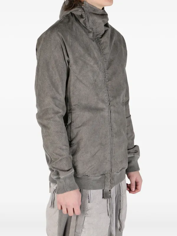 Boris Bidjan Saberi Hybrid Zipper2 Jacket | Grey | FARFETCH JO
