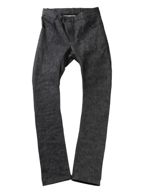 Boris Bidjan Saberi logo-patch trousers