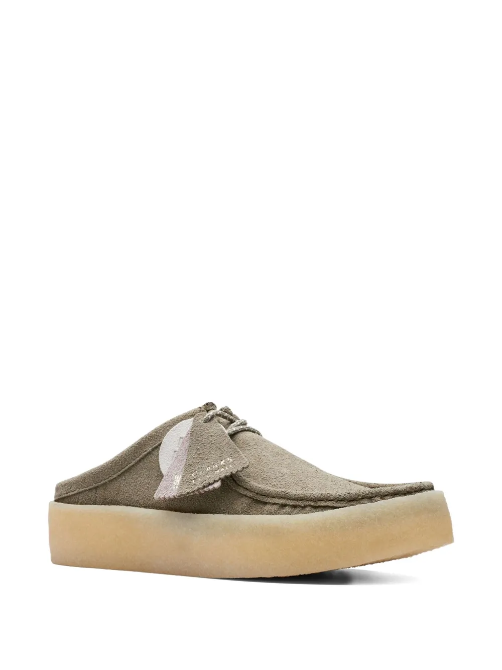 Clarks Wallabee Cup Green derby shoes - Groen