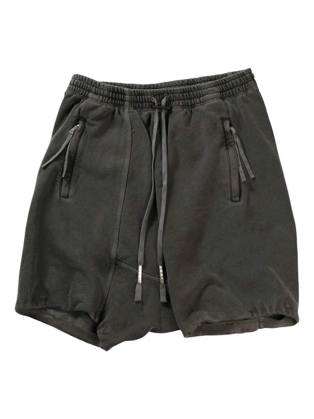 Boris Bidjan Saberi Cotton Shorts In Grey
