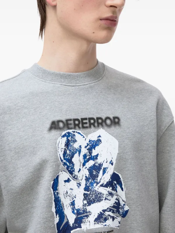 ADER ERROR グレー スウェット ADER error: グレー Significant TRS Tag 01 スウェットシャツ