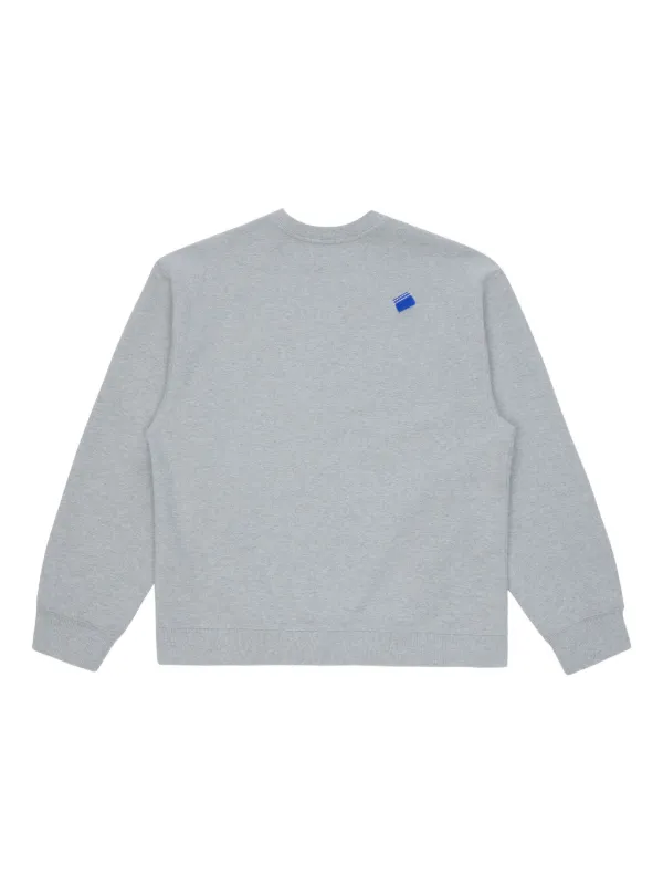 【関税込み】ADER error グレー ロゴ刺繍 スウェットシャツ Ader Error ロゴ スウェットシャツ | グレー | FARFETCH JP
