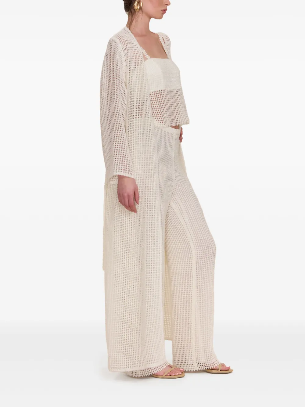 Cult Gaia Ari vest Wit