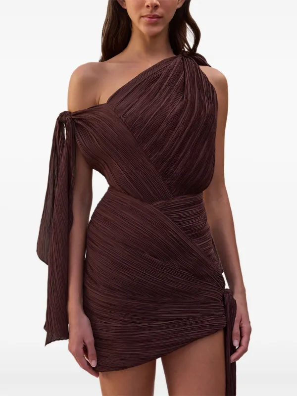 ワンピース CULT GAIA Woman Dress Brown KD3588YO2777 908 Cult Gaia River Midi Dress | Brown | FARFETCH