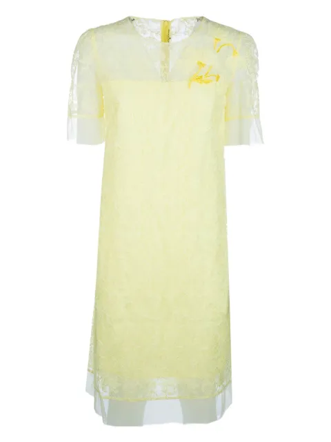 Ermanno Scervino floral-embroidered midi dress