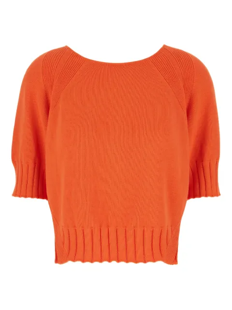 Malo raglan-sleeve ribbed sweater