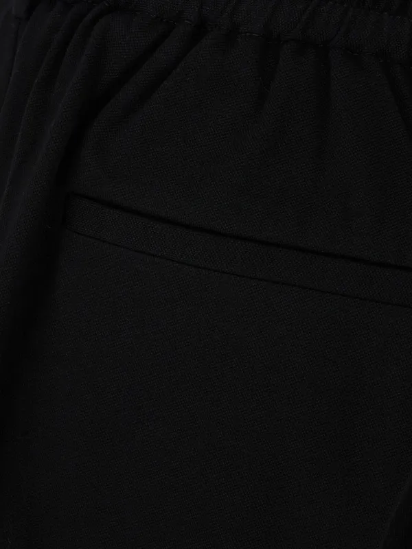 CIRCOLO ブラック スラックス ドローストリング付き RICK OWENS - 【25AW】ドローストリング スリム サルエルパンツ