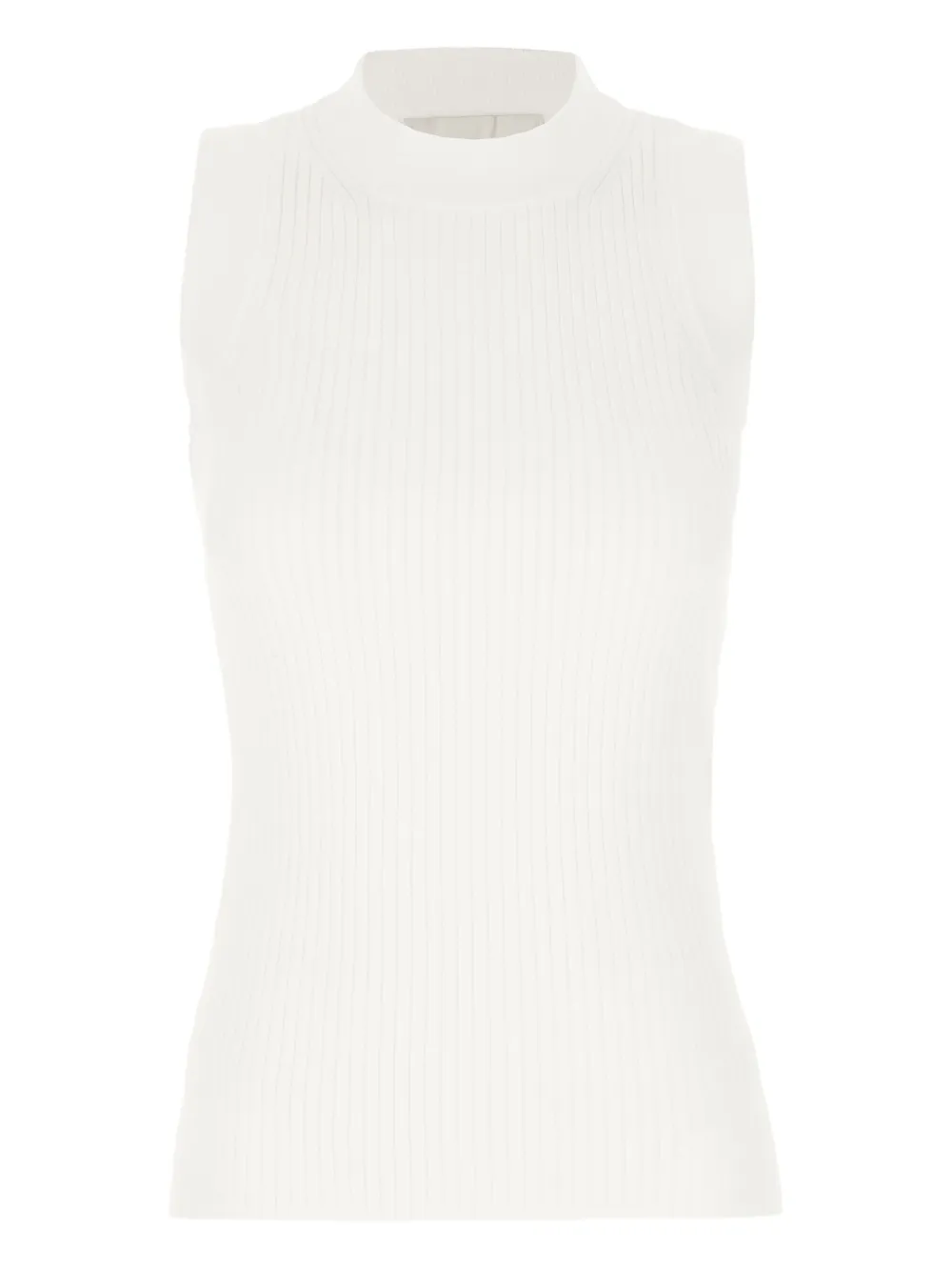 ribbed-knit tank top