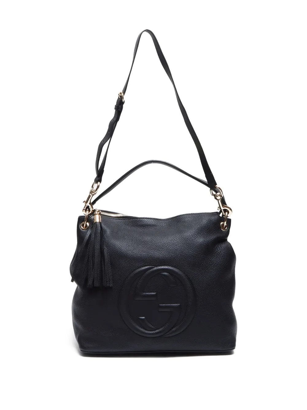 Pre-owned Gucci 2010-2024 Soho Shoulder Bag In Black