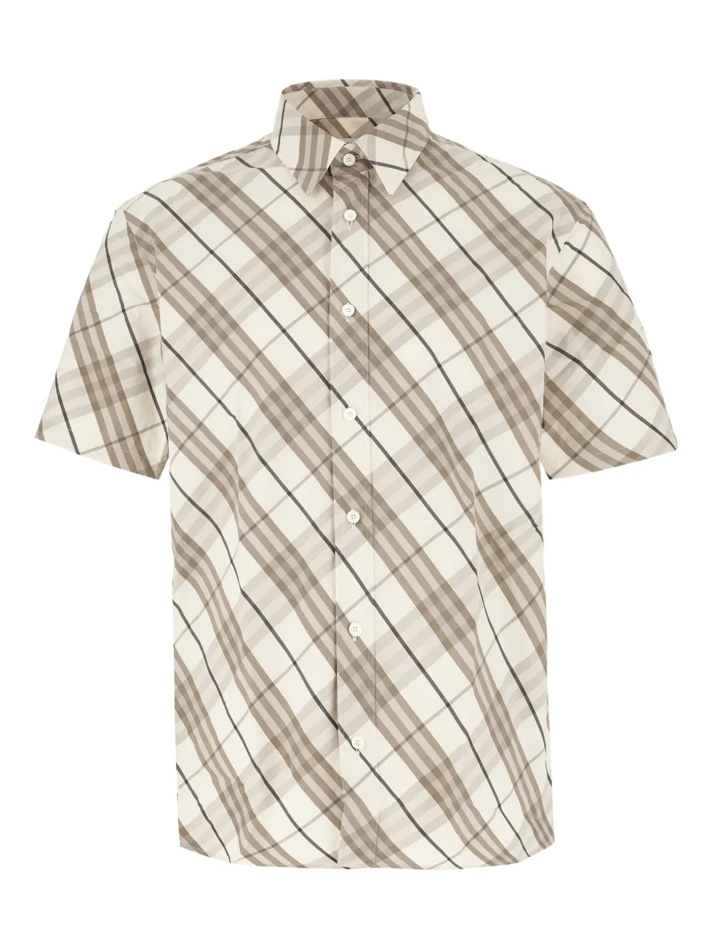 Burberry Geruit overhemd Bruin