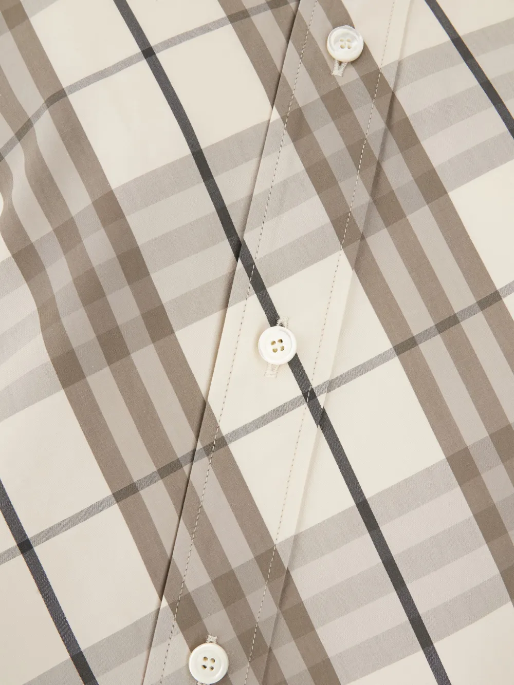 Burberry Geruit overhemd Bruin
