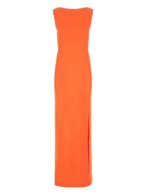 open lace back dress Abito Campale Mattone Max Mara Beachwear