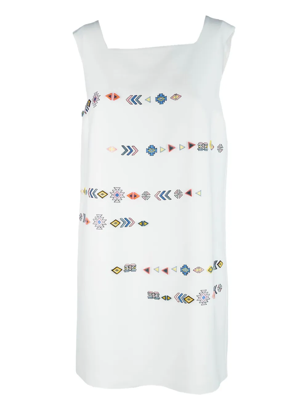 Ermanno Scervino embroidered sleeveless dress | White | Image 1