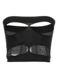 Rick Owens Tanja bandeau top - Black