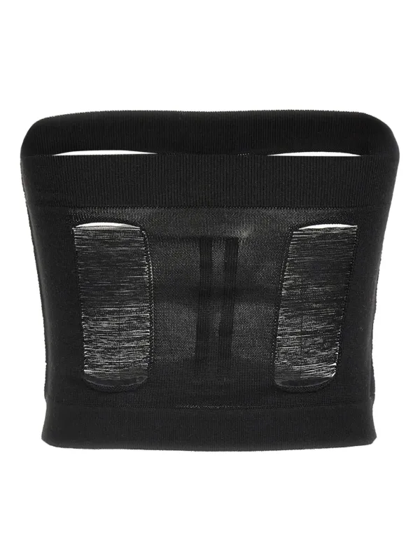 Rick Owens Tanja Bandeau Top | Black | FARFETCH
