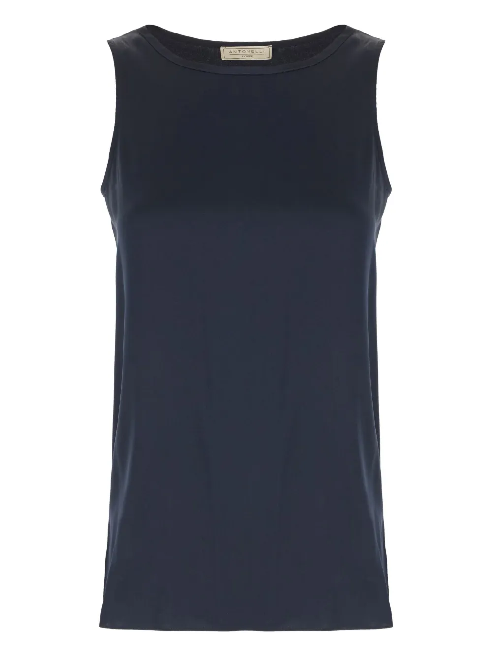 Antonelli satin top - Blu
