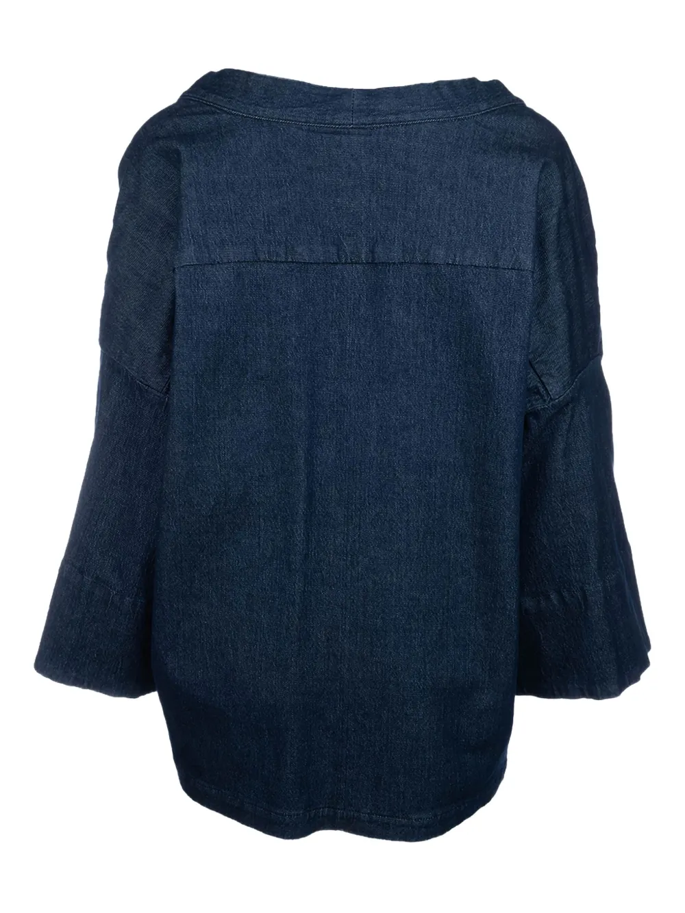 Cruna sobrecamisa con cuello en V | Chamarras oversize | Image 2