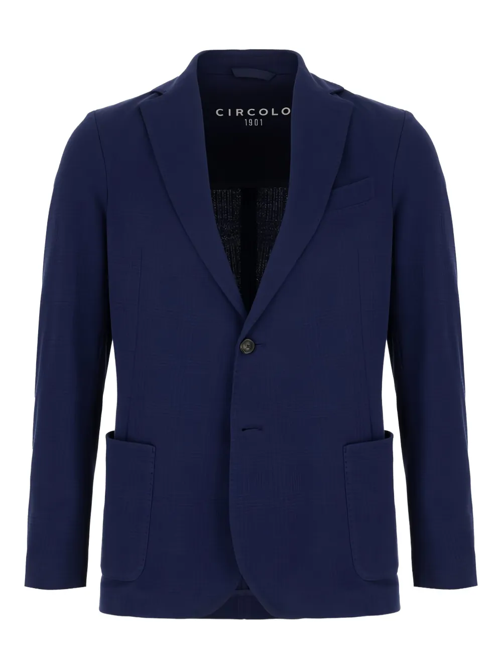 Circolo 1901 Blazer met enkele knoop en opgestikte zak Blauw