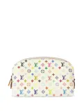 Louis Vuitton Pre-Owned x Takashi Murakami 2012 pochette bag - White