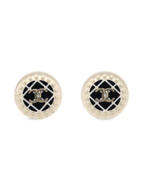 CHANEL Pre-Owned CC 耳钉（2019年典藏款）
