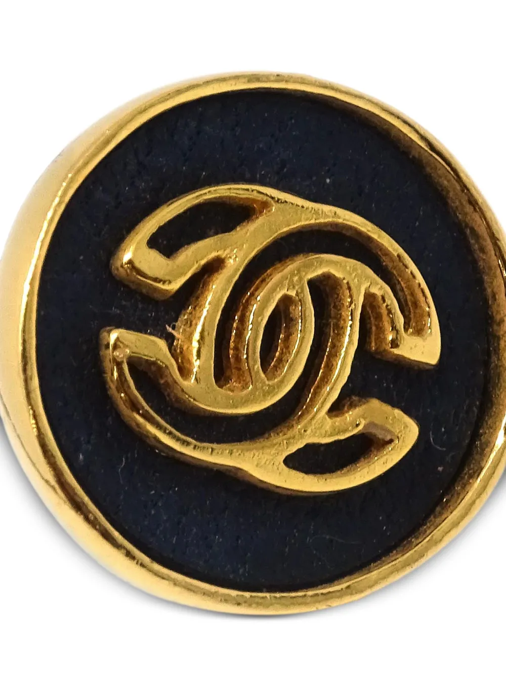 CHANEL 2003 CC STUD EARRINGS