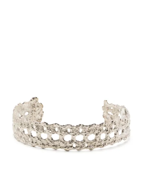 OUR LEGACY pulsera con encaje abstracto