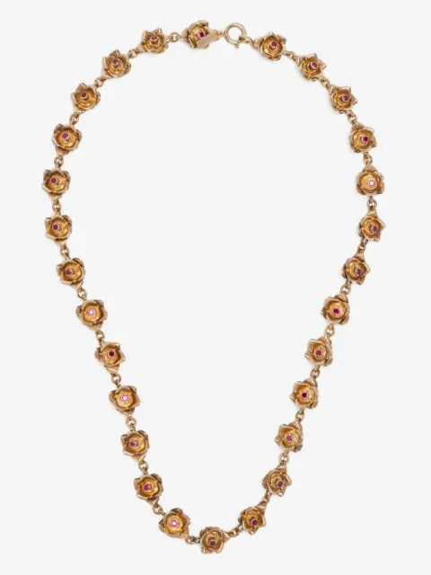 Ernest W. Baker Rose necklace