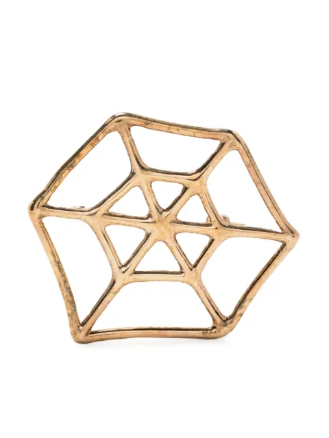 Ernest W. Baker spider web brooch