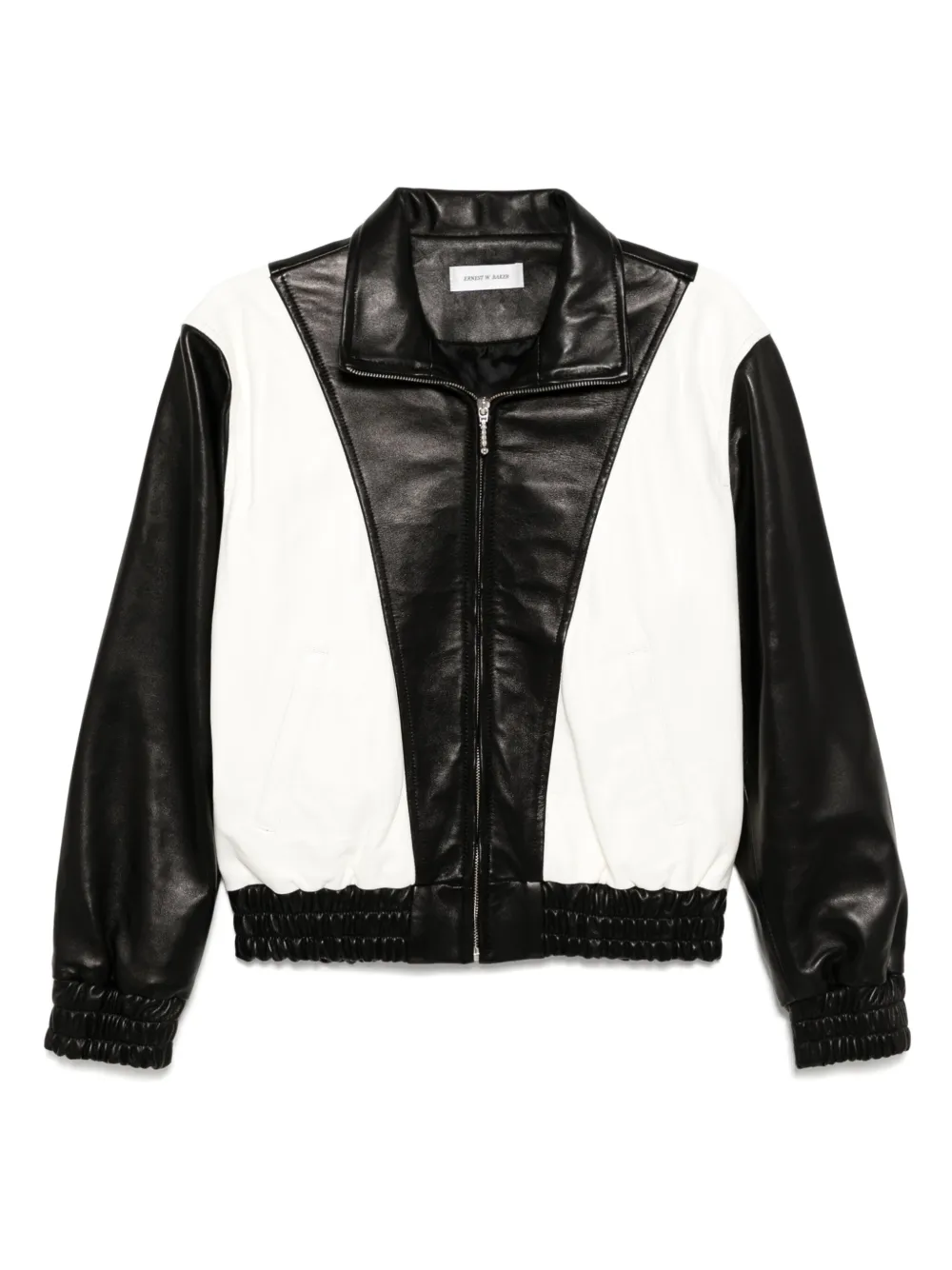 Ernest W. Baker leather jacket | Black | Image 1