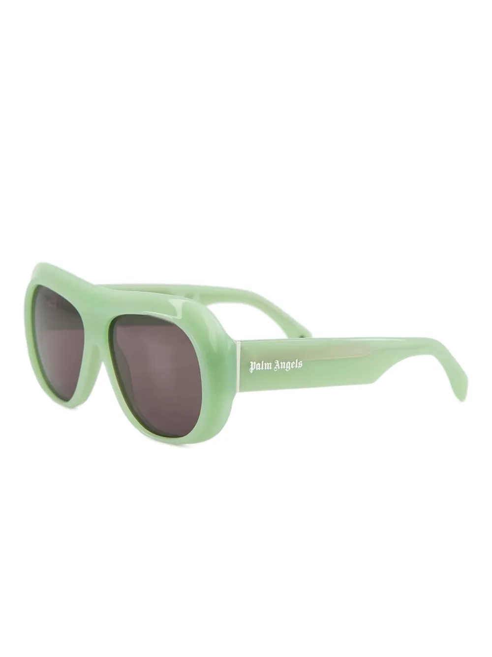 Palm Angels Eyewear Bril met oversized montuur Groen