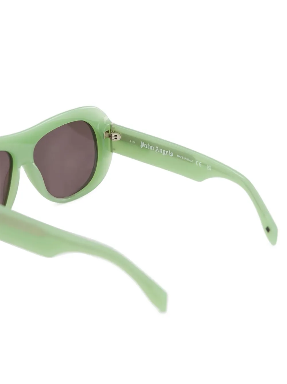 Palm Angels Eyewear Bril met oversized montuur Groen