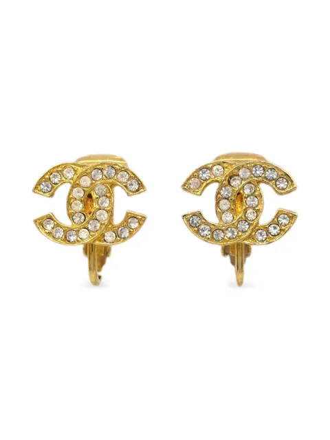 CHANEL Pre-Owned Orecchini a clip CC 1990-2000