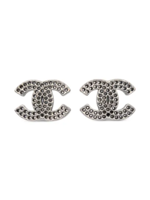 CHANEL Pre-Owned 2006 CC clip-on earrings