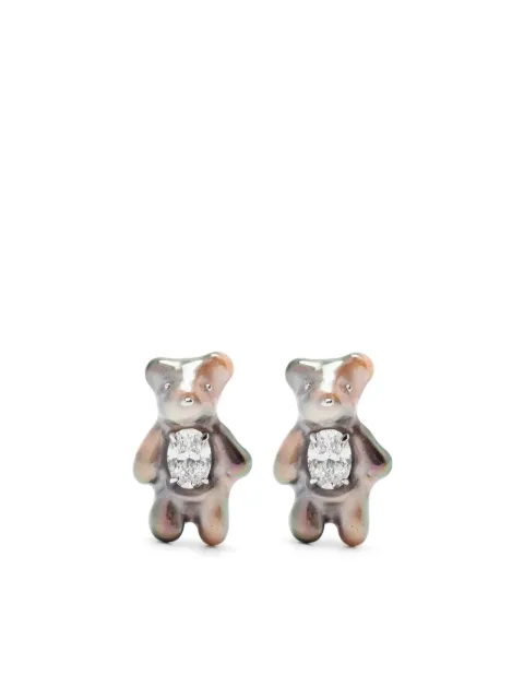 YVMIN aretes con dije de oso