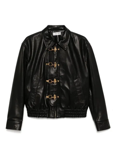 Ernest W. Baker chamarra bomber con hebilla