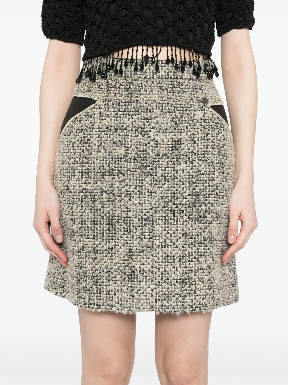 Pre-owned Chanel 2010 Skirt In Grey