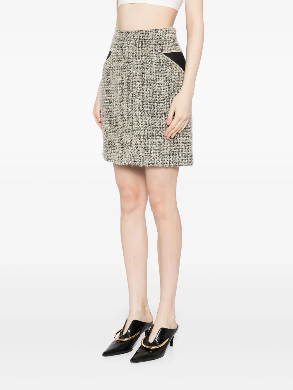 Pre-owned Chanel 2010 Skirt In Grey