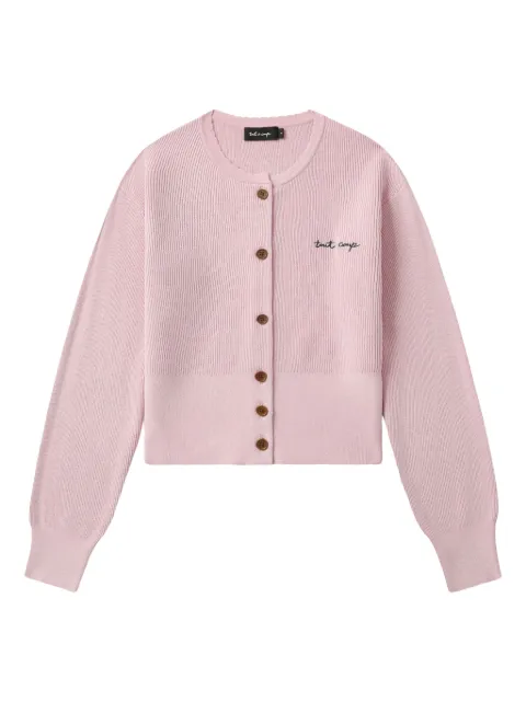 tout a coup ribbed cardigan 