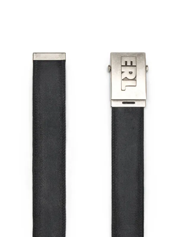 ERL logo-lettering Belt | Black | FARFETCH