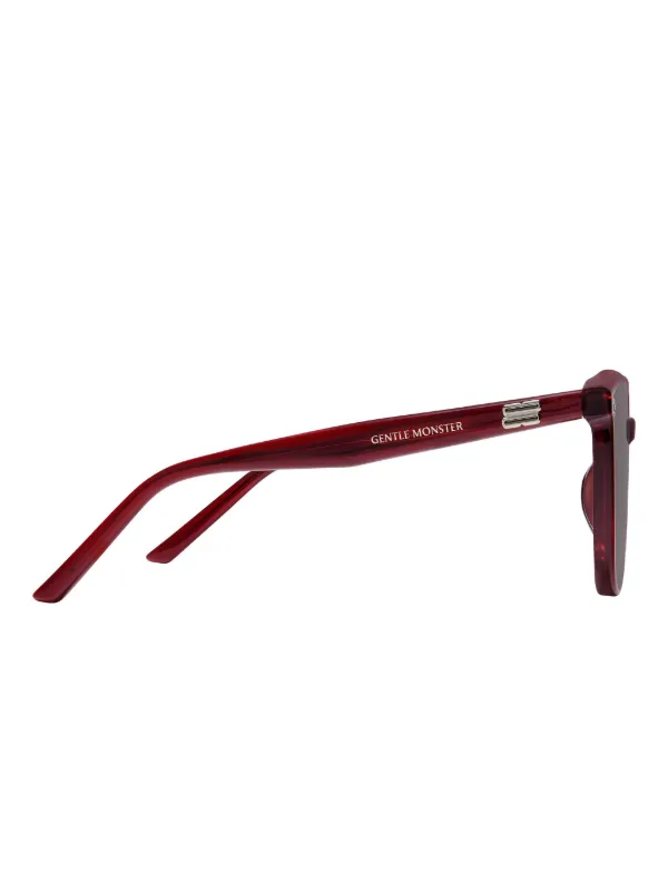 GENTLE MONSTER Lang サングラス ブラック/レッド Gentle Monster Lady Lang サングラス | レッド | FARFETCH JP
